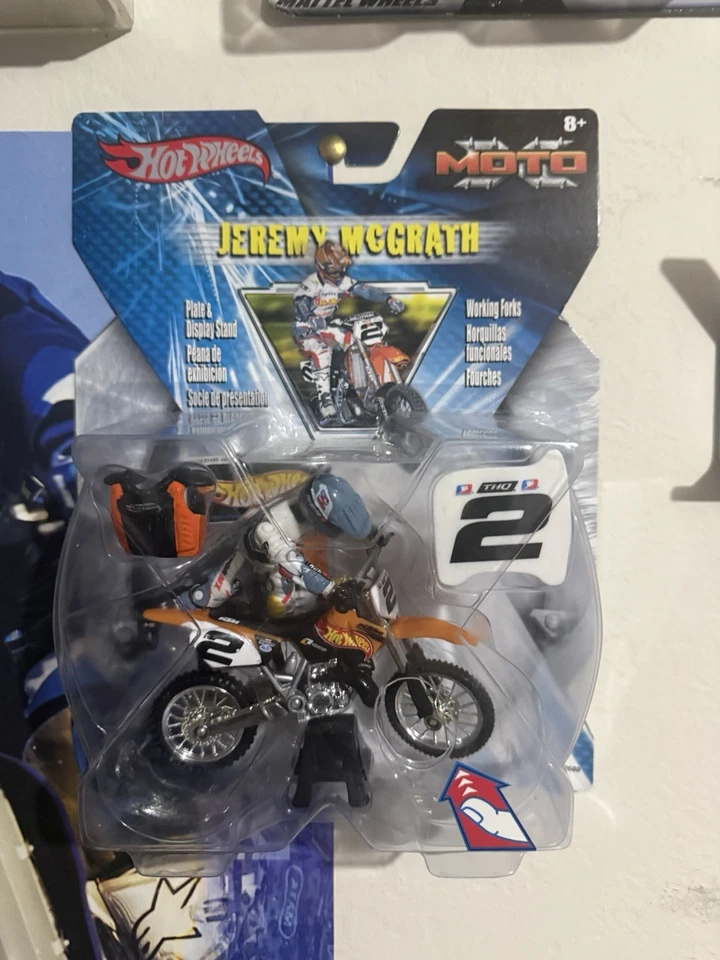 Moto X Jeremy McGrath #2 2003 Hot Wheels juguete motocross KTM raro nuevo Foto 1 de 1