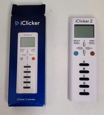 iClicker 2 Student Remote Classroom Response Control Multiple Choice - Image 1 of 2