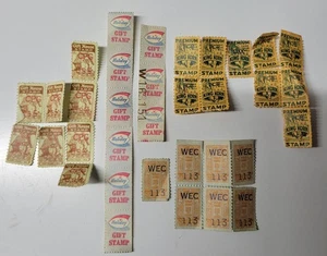 Savings Stamps Lot King Korn Holiday Gold Bond Gift House - Picture 1 of 5