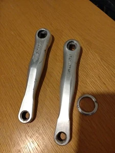 Middleburn RS7 Square taper Cranks. Silver 175mm - Picture 1 of 8