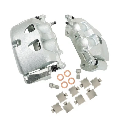 Front Brake Calipers w/ Brackets for 2012 2013 2015 2016 2017 Ford F-150 Lobo - Image 1 of 4