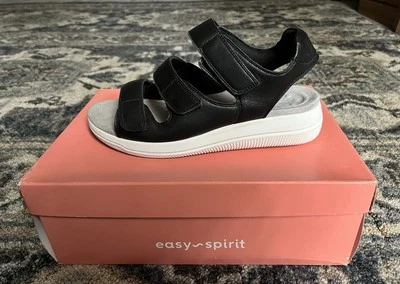 Sandalias Easy Spirit de cuero con sombra para mujer, talla 6M, nuevas en caja Foto 1 de 4