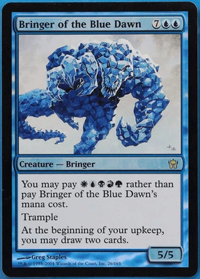 Bringer of the Blue Dawn FOIL Fifth Dawn PLD Blue Rare CARD (505512) ABUGames - Image 1 of 2