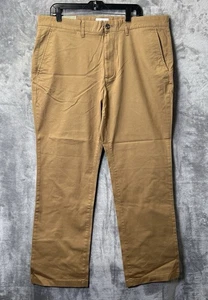 🆕 Goodfellow Men's Comfort Wear Straight  Chino Pants Size 40x32 Tan - Picture 1 of 8