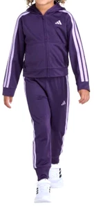 Adidas Kinder Jacke und Hose 2er Set Lila Größe 6 - Bild 1 von 4