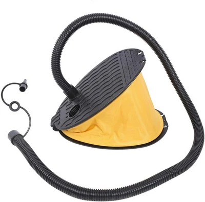 High Volume Foot Air Pump with 3 Nozzles for Inflatable Boats Beds Floating Mats - Image 1 of 4