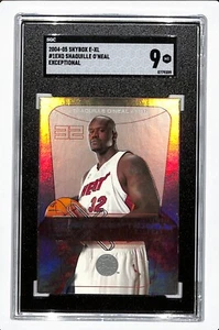 2004-05 E-XL Excepcional XL #1EXQ Shaquille O'Neal SGC 9 Miami Heat Salón de la fama - Imagen 1 de 2