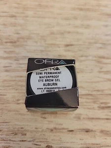 OFRA SEMI PERMANENT WATERPROOF EYE BROW GEL AUBURN 5 GRAM NEW - Picture 1 of 5