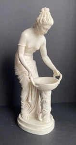 Italy Sculpture Statue Figurine by Santini - Venus of Cnido -14-1/2" tall - Picture 1 of 6