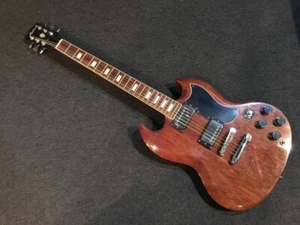 Used Aria Pro2 SL-420 MIJ Vintage SG Natural Brown 3.1kg Block Inlay - Picture 1 of 15