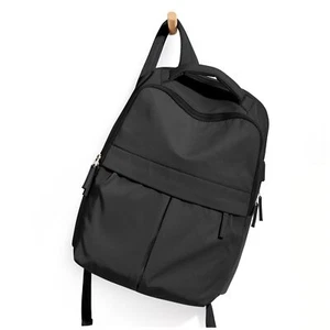 Black Carry On Backpack for Women Small Travel Laptop Bag College Men - Picture 1 of 8