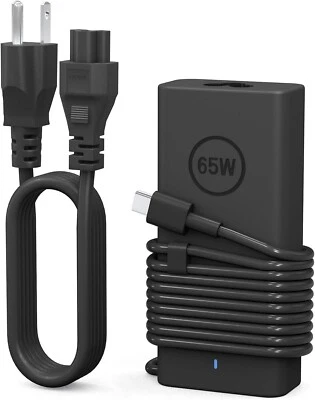 Cargador USB-C de 65 W para Dell Latitude 5420/5430/5440/XPS 13 9360/Chromebook 3100 Foto 1 de 4