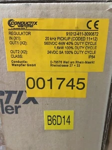 CONDUCTIX WAMPFLER REGULATOR 91012-411-3090872 - Picture 1 of 1