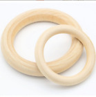 Wood colored wooden rings, DIY jewelry accessories