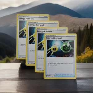 Pokemon TCG x4 Energy Retrieval 127/159 Crown Zenith Near Mint Playset - Picture 1 of 1