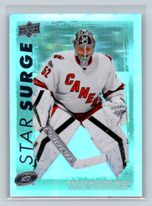 2023-24 Upper Deck S1 #SS-12 Pyotr Kochetkov -Star Surge-Hurricanes