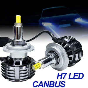 KIT LAMPADINE H7 FULL LED 360° 6000K FARI LENTICOLARI AUTO XENON CANBUS NO ERROR - Afbeelding 1 van 13