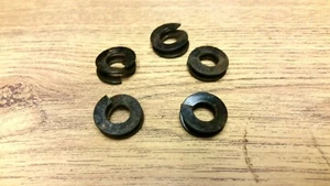 VINTAGE BSA AJS ARIEL PANTHER JAPANNED BLACK 3/8" Cl THACKERAY SPRING WASHER - Picture 1 of 2