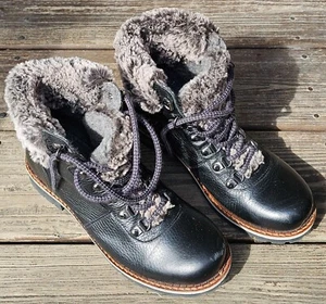 Avellini Stiefel / Made in Portugal / schwarzes Leder / Größe 7 - Bild 1 von 4