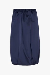 ZARA VOLUMINOUS TAFFETA SKIRT LIMITED EDITION Navy Blue gyuh - Picture 1 of 16