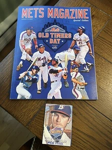 2022 NY NEW YORK METS OLD TIMER’S DAY PROGRAM 8/27 - 60TH ANNIVERSARY + BONUS - Picture 1 of 3