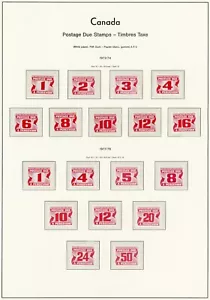 Canada 1973-78 Postage due MNH. (See scans) - Picture 1 of 2