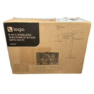 Logia 5-in-1 Wi-fi Weather Station W/Temp, Humidity, Wind Speed, Rain & More - Picture 1 of 5