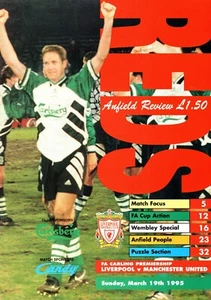 Liverpool v Manchester United 1994-1995 Premier League 19/03/1995 - Picture 1 of 1