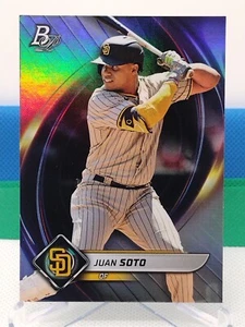 Juan Soto Rainbow Foil 2022 Bowman Platinum #60 San Diego Padres  - Picture 1 of 2