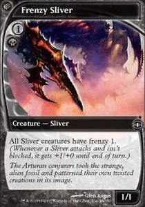 *MRM* ENGLISH 4x Slivo�de fr�n�tique - Frenzy Sliver MTG Future Sight - Picture 1 of 1