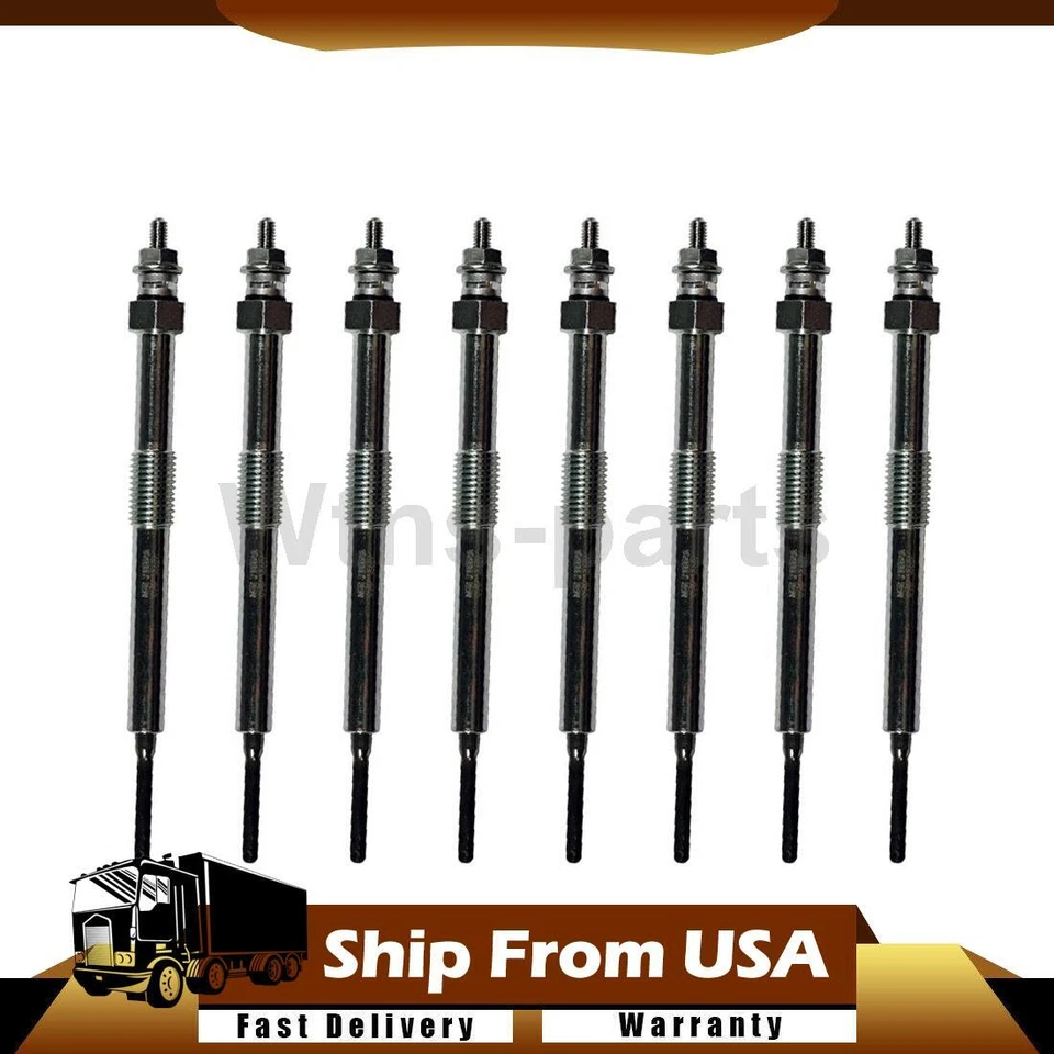 Дизельная свеча накаливания 8x для 2006 2007 2008 2009 2010 2011 GMC Savana 2500 6,6 л - Изображение 1 из 3