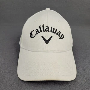 Callaway Golf Hat White Adjustable OSFA Performance Cap Logo - Picture 1 of 9