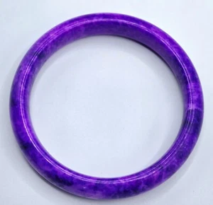 Purple Jade Bangle Bangles Bracelet For Women Gift Stone Jewellery Daily Wear - Picture 1 of 7