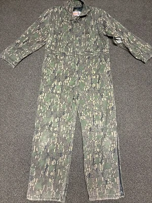 Vintage Winchester Brand Insulated Conceal Camouflage Hunting Coveralls Large  - Image 1 of 4