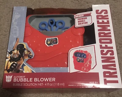 Hasbro Transformer Autobot Bubble Blower New In Box - Image 1 of 2