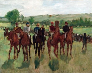 Reproducción de pintura de Edgar Degas de The Riders - Imagen 1 de 3