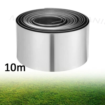 WOWSPEED Nastro bordo prato bordi prato metallo zincato rotolo nastro bordura aiuola palizzata