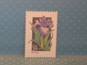 American Wildflowers Single US Postage 29c Stamp -The Blue Flag -No. 2663 - Picture 1 of 1