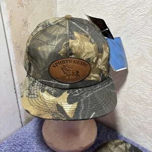 Sombrero camuflado árbol real - Parche de cuero de madera - NUEVO CON ETIQUETA hecho en EE. UU. 👍 - Imagen 1 de 6
