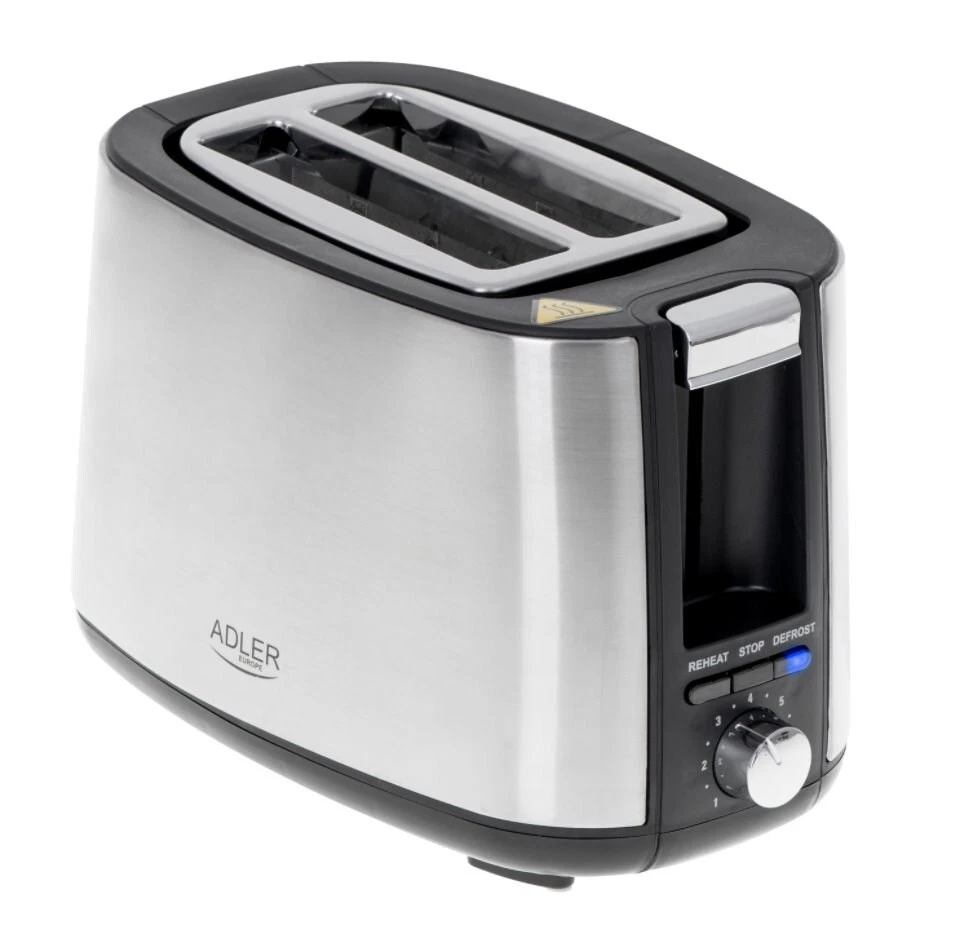 TOASTER 2 SCHEIBEN AUFTAUEN BRÖTCHEN GRILL ADLER AD3214