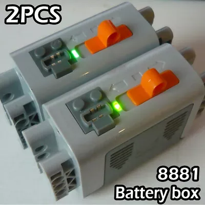 FIT FOR LEGO 2x 8881 9V Battery Box for Trains/Motors/Lights For Power Functions LEGO Toy New