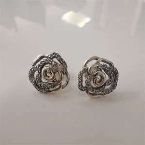 PANDORA S925 ALE ROSE SILBER OHRSTECKER MIT - Bild 1 von 4