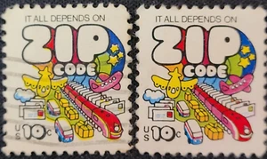 Alles hängt von Postleitzahl ab 1974 10c Scott 1511 gebraucht - Bild 1 von 2