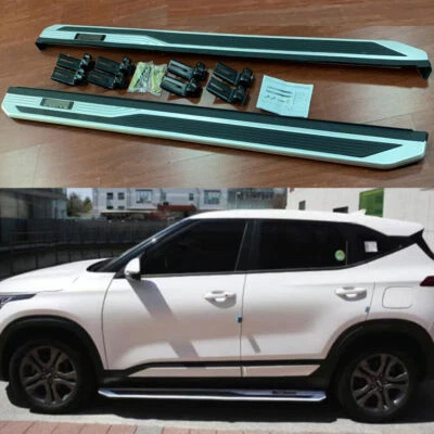 Running board fits for KIA Seltos 2021-23 side step protect beam Stairs Nerf Bar - Image 1 of 4