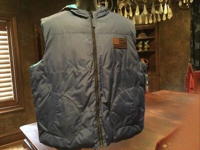 Chaleco clásico de nailon con cremallera Rocawear. Cálido y reversible. Talla 2XL.  Foto 1 de 4