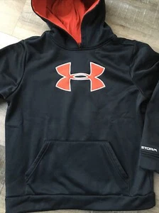 UNDER ARMOUR Youth Größe L Hoodie Sweatshirt Pullover schwarz - Bild 1 von 4