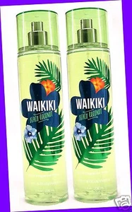 2 Bath Body Works WAIKIKI BEACH COCONUT Fine Mist Körperspray BREEZE WOODS - Bild 1 von 1