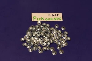100 #1/8" Washer Lock PAL Nuts 7/16" O.D. 5/16" Hex Zinc Stamped Self Locking - Picture 1 of 8