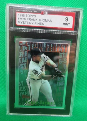 Frank Thomas KSA 9.0 1996 Topps Mystery Finest #M26 - Image 1 of 2