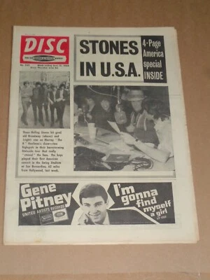 Disc - June 13 1964 Rolling Stones cover (Stones in USA 4 Page Special/Beatles) - Image 1 of 2